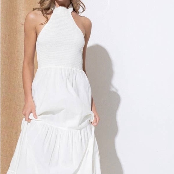 Off White Maxi Dress - Picture 2 of 2